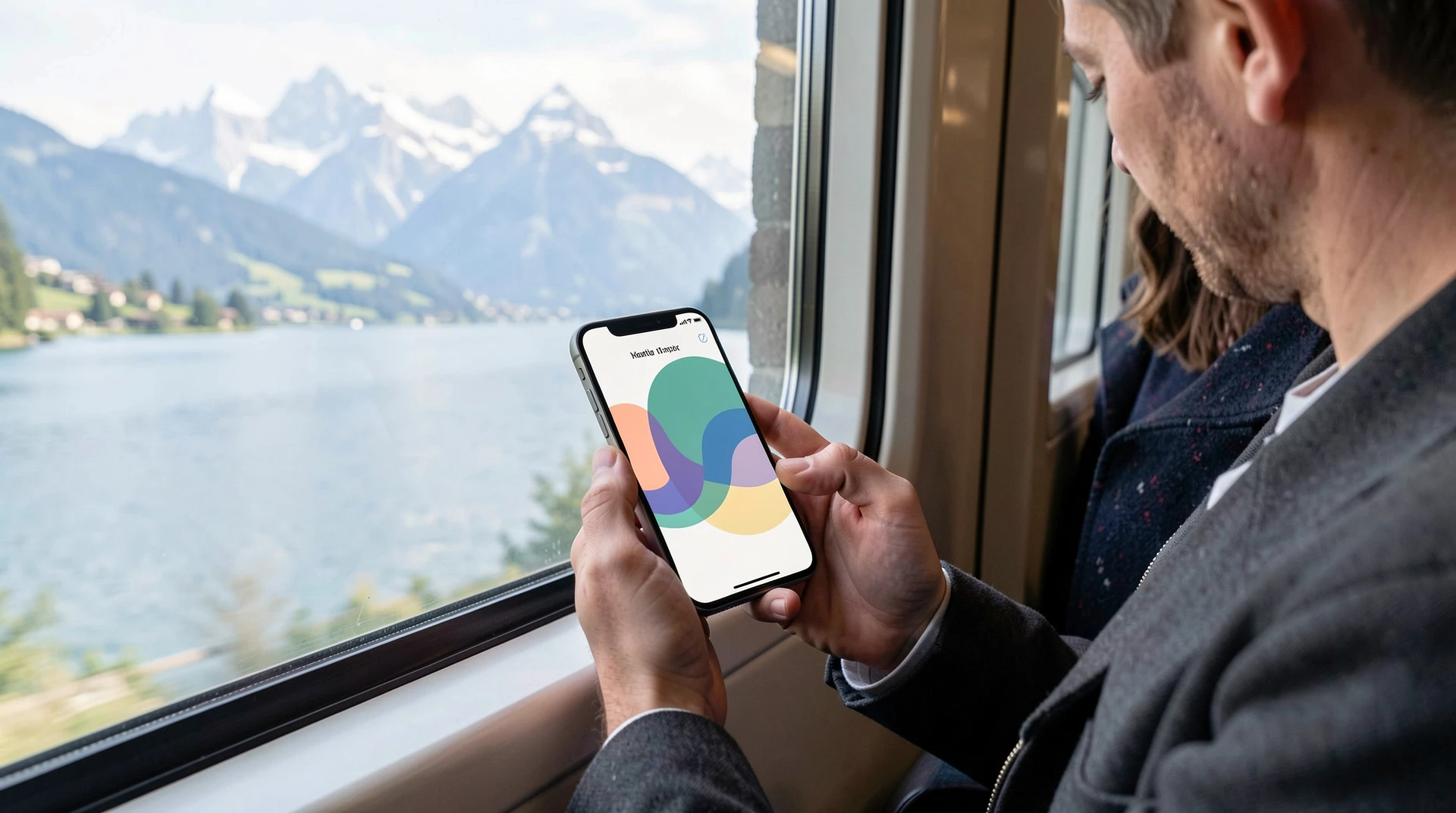 Mobile Dating-Website auf einem Smartphone in der Schweiz